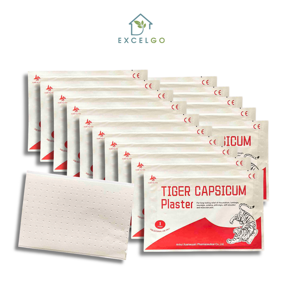 Tiger Capsicum Plaster for Muscle Pain and Frozen Shoulder - FREE SHIPPING!