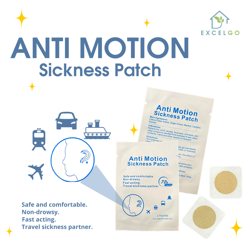 Kontra-Byahilo Anti-Motion Sickness Patch (2 patches per sachet) - FREE SHIPPING!
