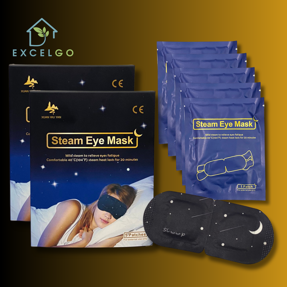 Steam Eye Mask for Tired Eyes (5 sachets per box) + FREE SHIPPING!